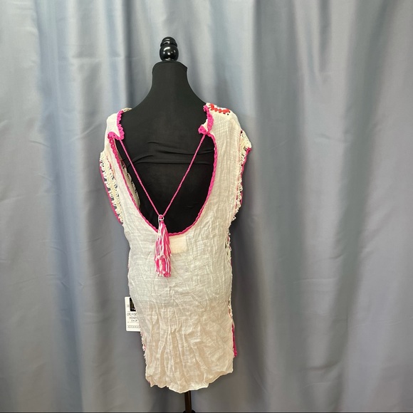 California moonrise- Sheer crochet beach cover up - Picture 5 of 6